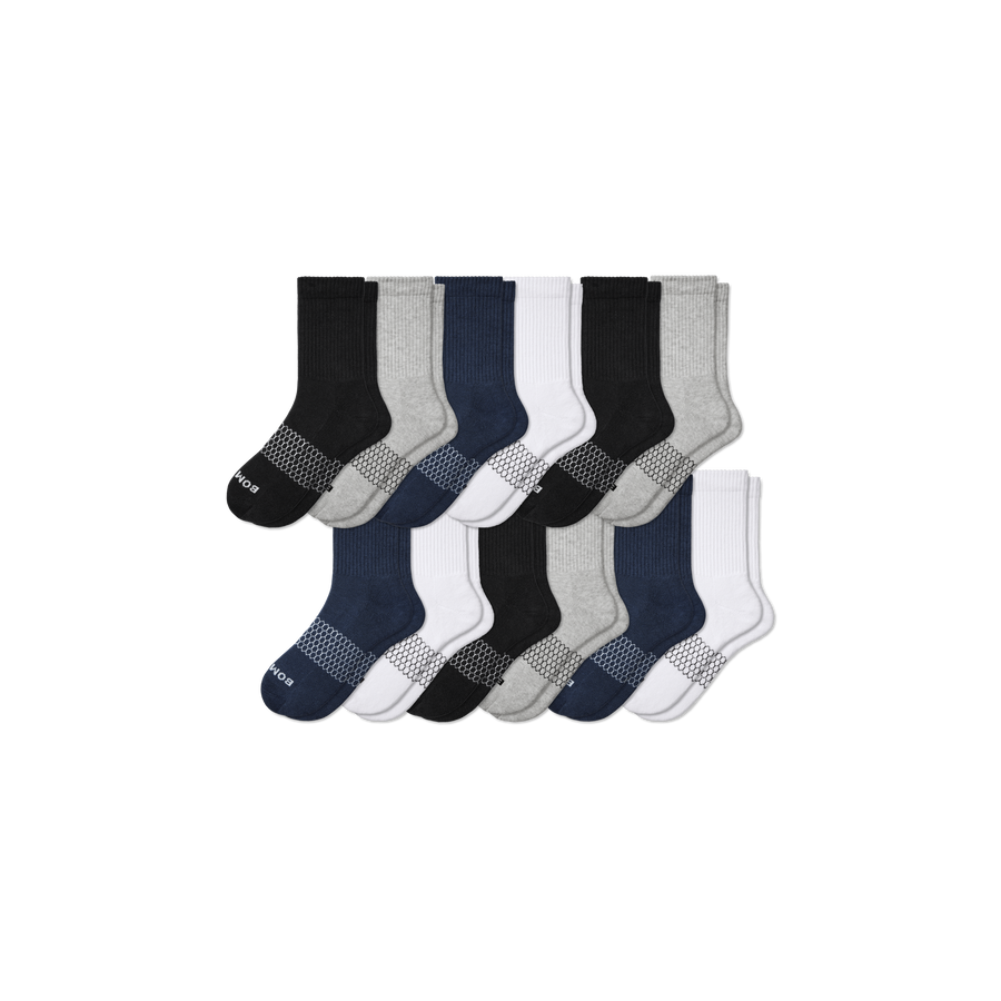 Men's Solids Half Calf Sock 12-Pack - Fresh Home Rotation