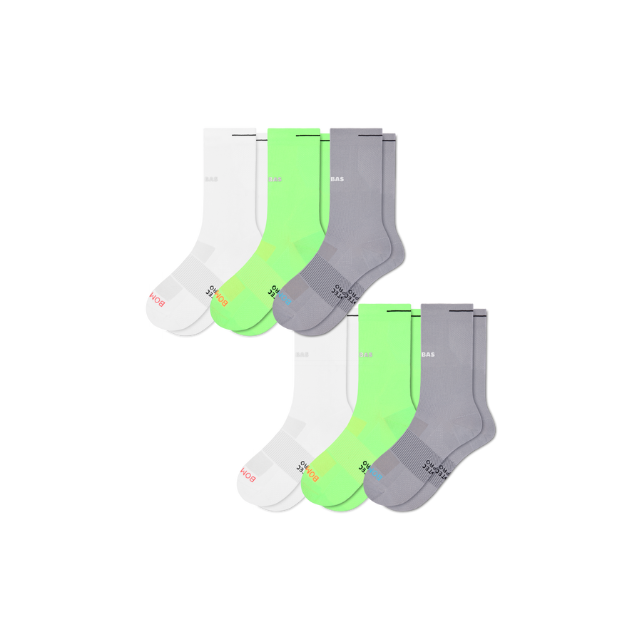 Women's RunPro Half Calf Sock 6-Pack - Fresh Crew Comfort