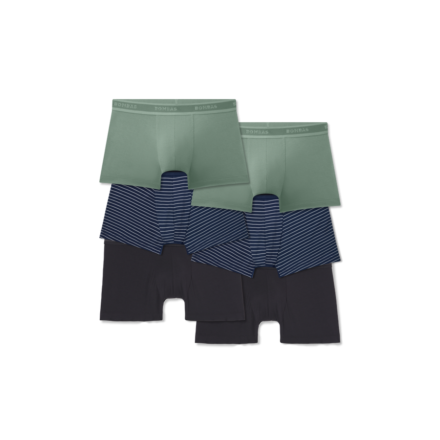 Men's Soft Flex Trunk 6-Pack - Easy Stretch Support