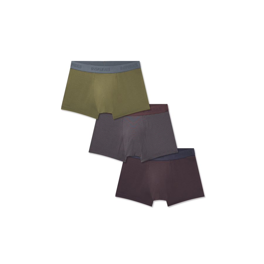 Men's Cotton Modal Blend Trunk 3-Pack - Clean Ease Comfort