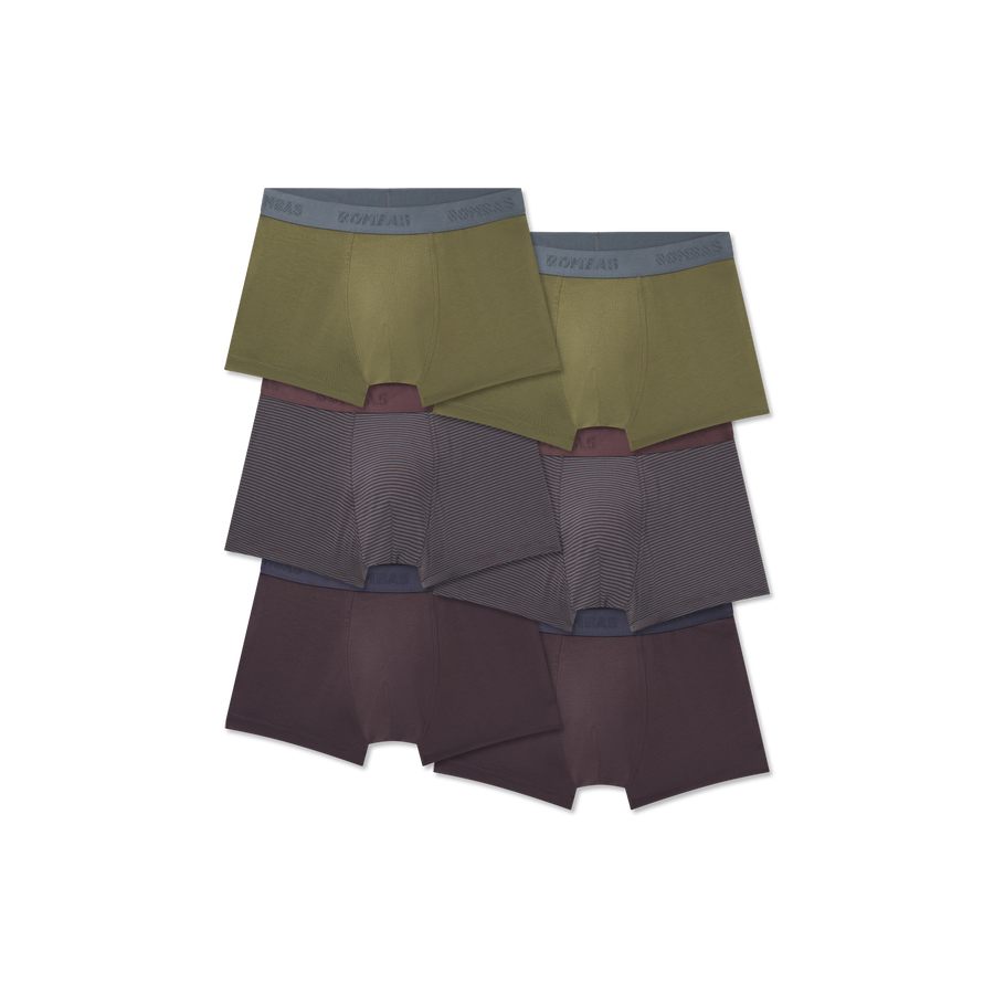 Men's Cotton Modal Blend Trunk 6-Pack - Essential Flex Base