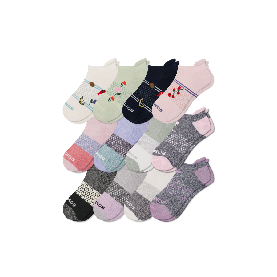 Women's Ankle Sock 12-Pack - Light Recovery Support