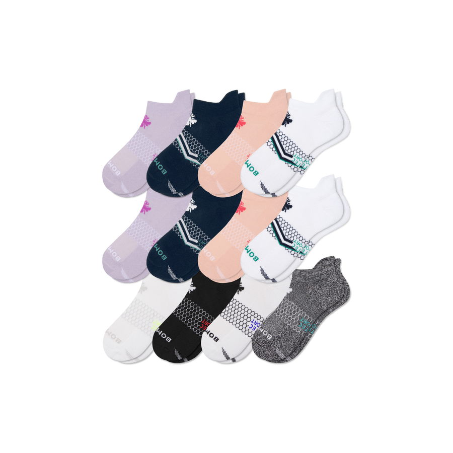 Women's All Sport Ankle Sock 12-Pack - Classic Fit