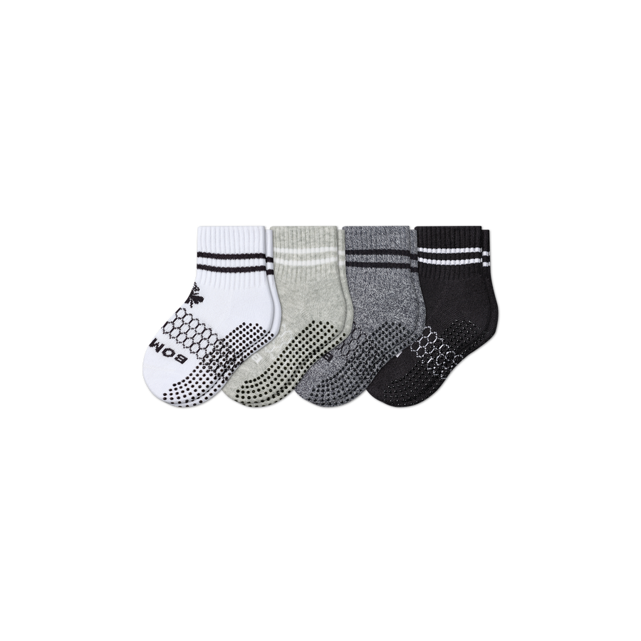 Toddler Originals Gripper Calf Sock 4-Pack - Daily Ankle Pair