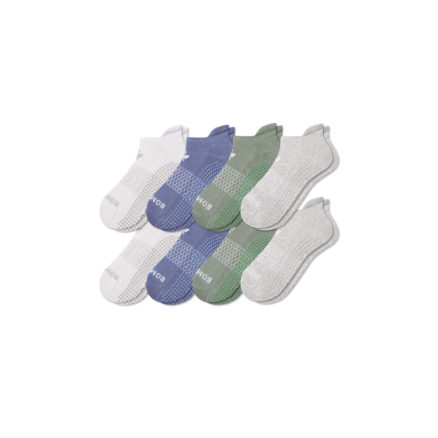 Men's Gripper Ankle Sock 8-Pack - Smooth Lounge Support