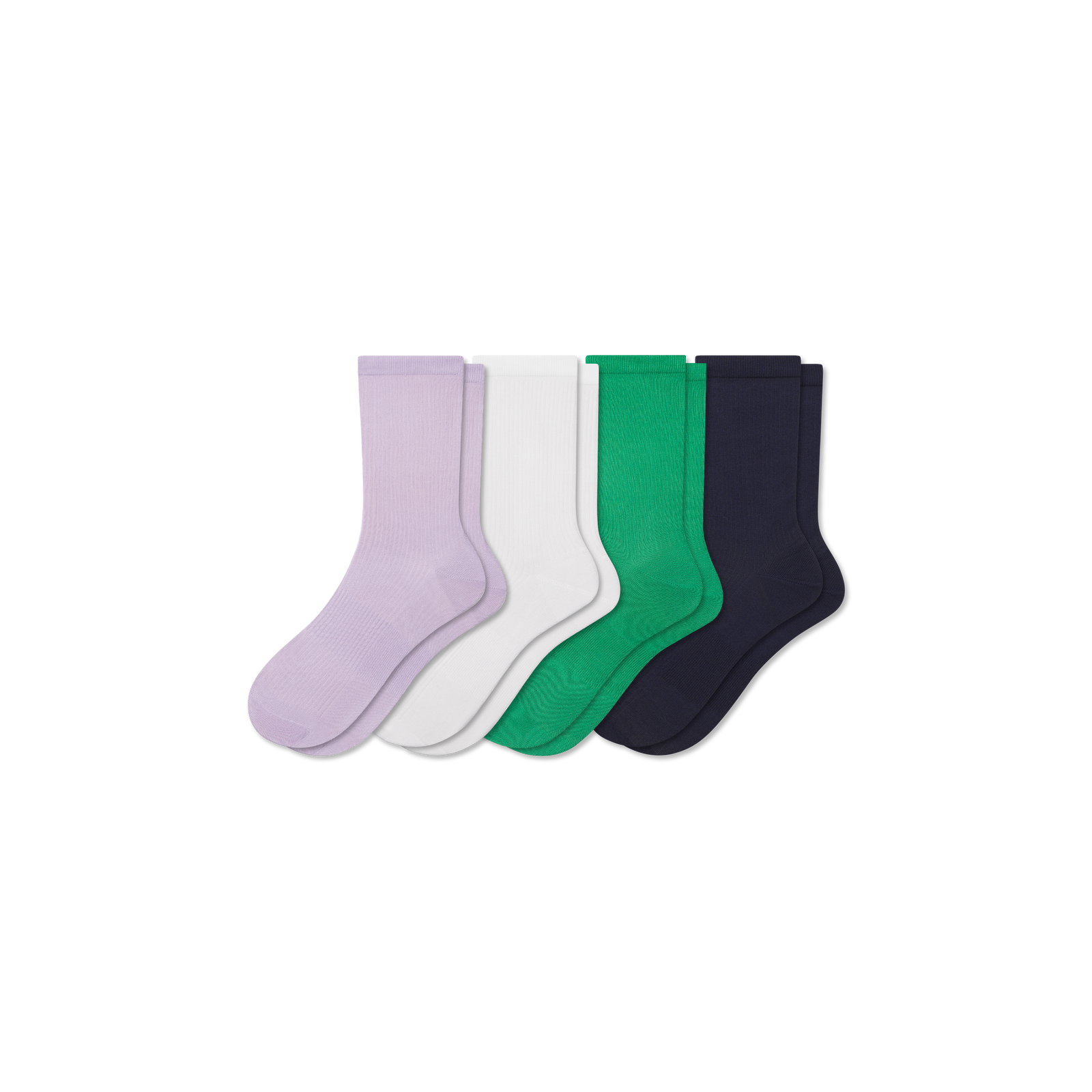 Women's Featherweight Half Calf Sock 4-Pack - Pastel Mix