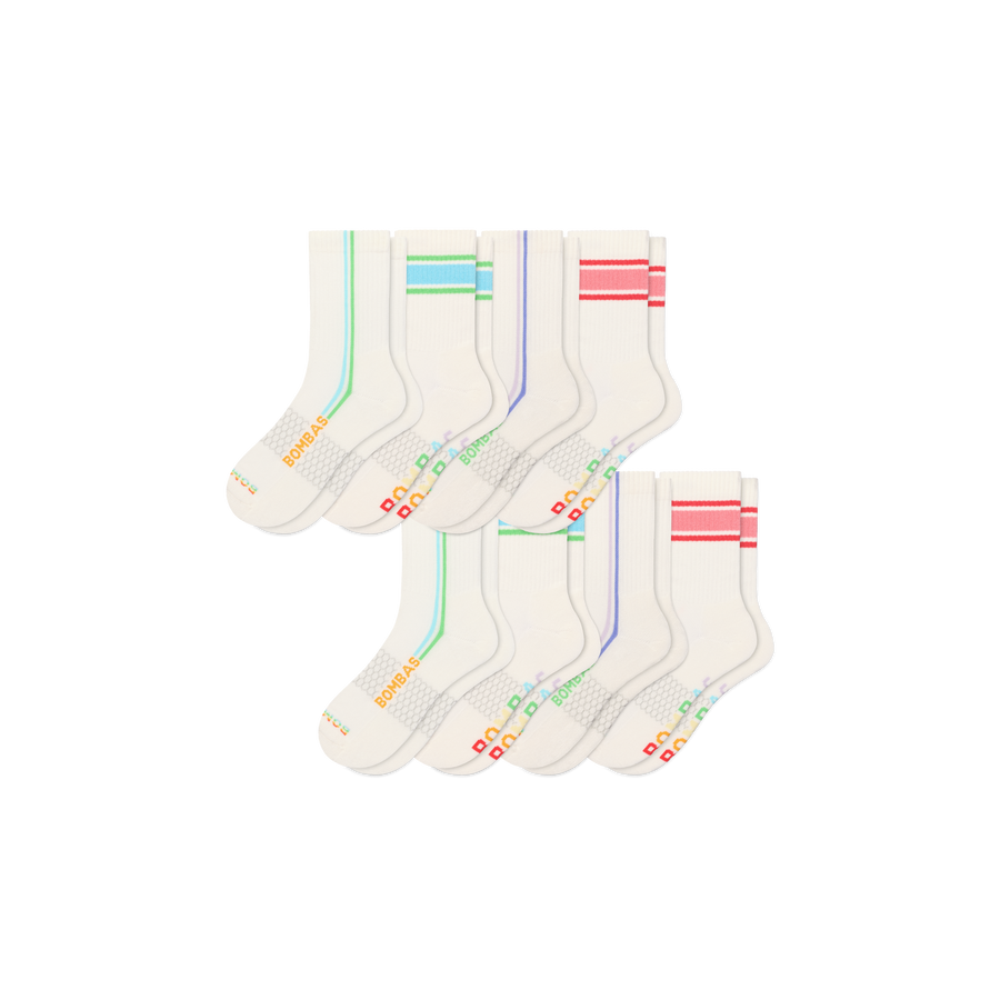 Pride Half Calf Sock 8-Pack - Soft Weekend Fit