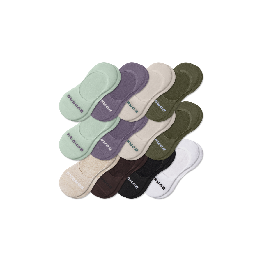Women's Mid-Cut Cushioned No Show Sock 12-Pack - Comfort Weekend Rotation