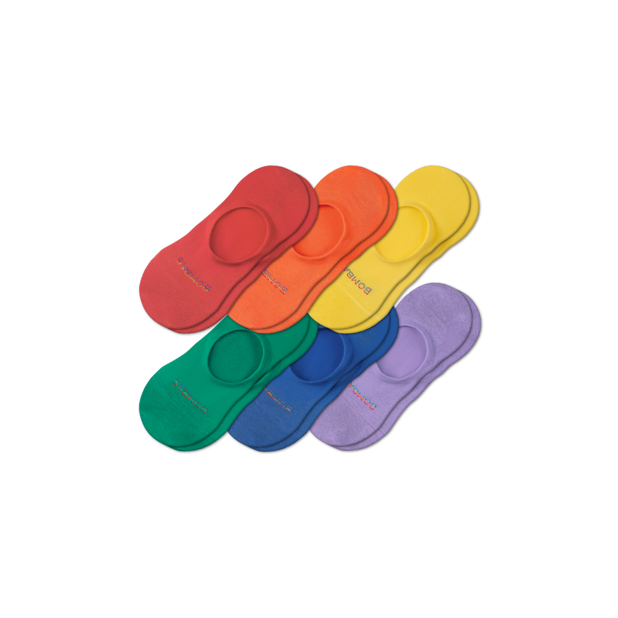 Pride Lightweight No Show Sock 6-Pack - Active Studio Move