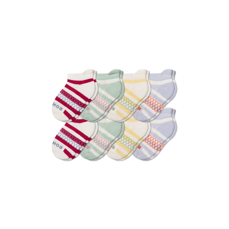 Junior Ankle Sock 8-Pack - Cushion Travel Comfort