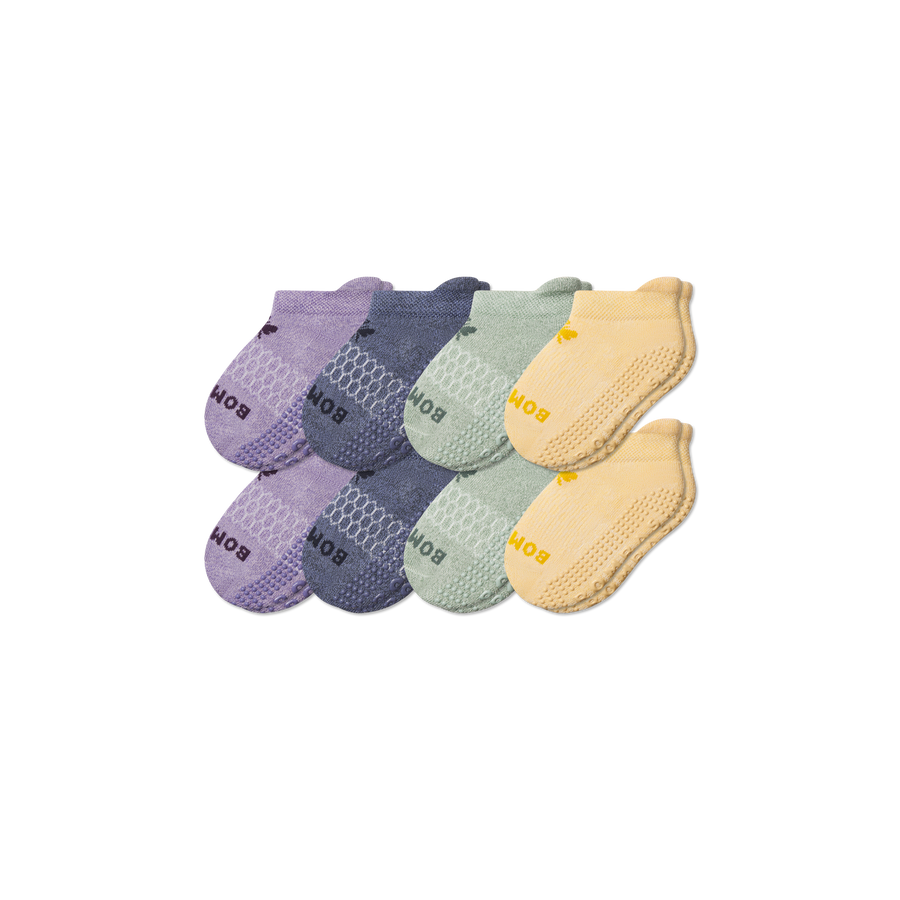 Toddler Gripper Ankle Sock 8-Pack - Active Crew Step