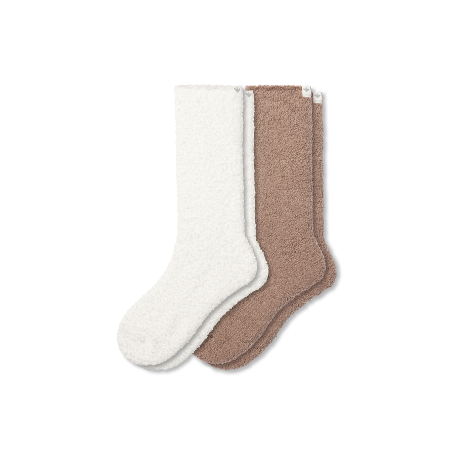 Women's Fuzzy Sock 2-Pack - Comfort Studio Rotation