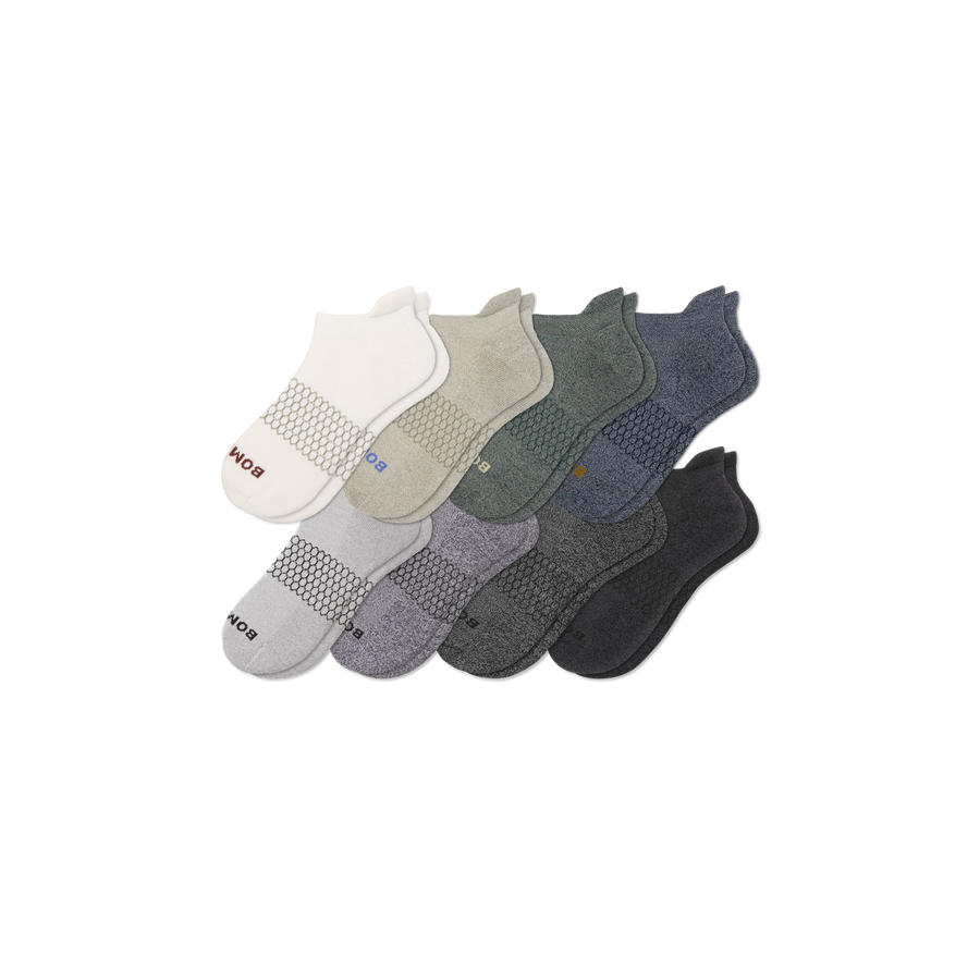 Men's Marl Ankle Sock 8-Pack - Cozy Shift Fit