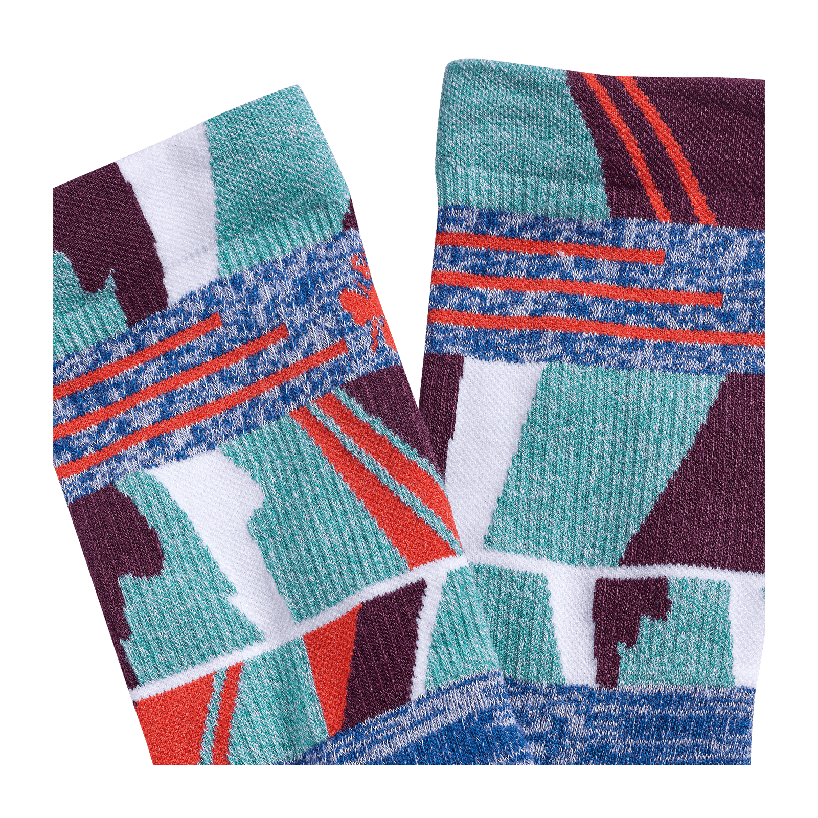 Men's Running Calf Sock 3-Pack - surf-black-mix - 48