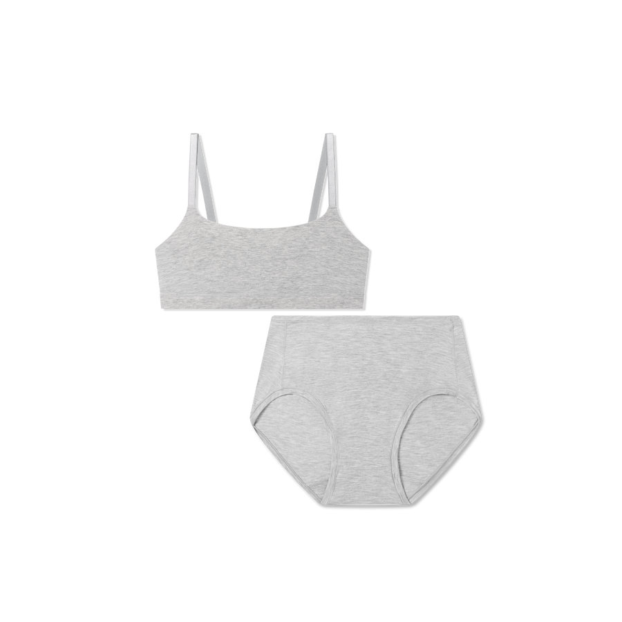 Women’s Super Soft Scoop Bralette + High Rise Brief Pack - Easy Pair