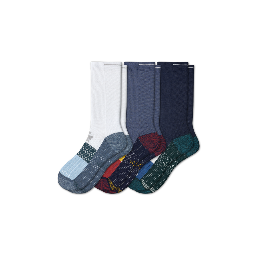 Men's Golf Calf Sock 3-Pack - Soft Hike Rotation