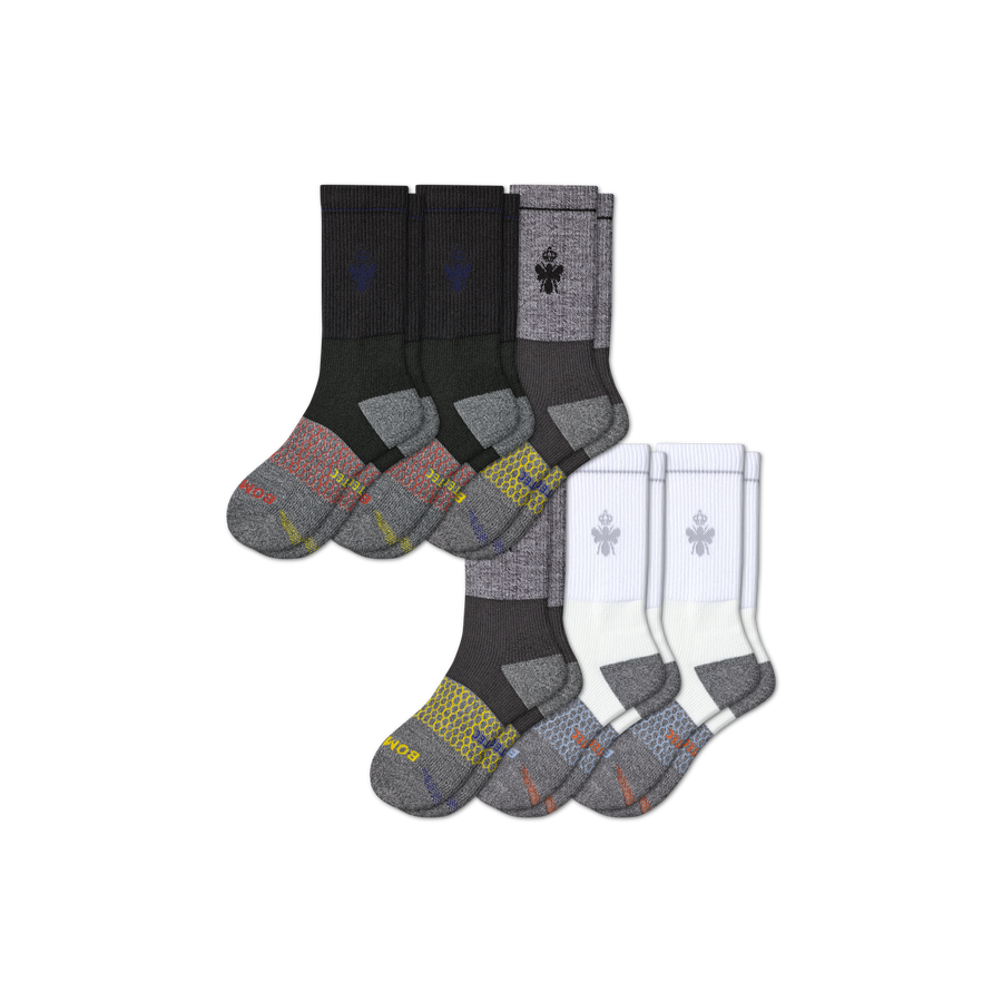 Women's Performance Targeted Compression Calf Sock 6-Pack - Stride Hold