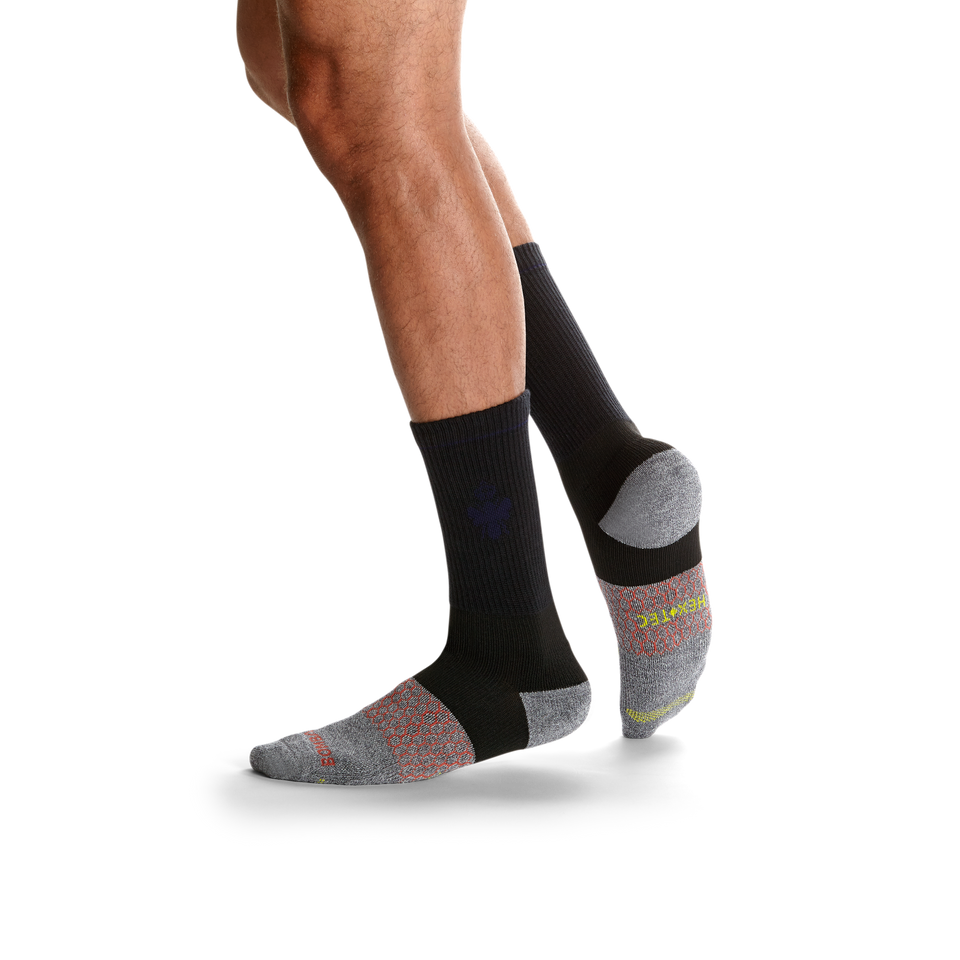 Men's All-Purpose Performance Work Calf Sock 6-Pack - white-black-mix - 3