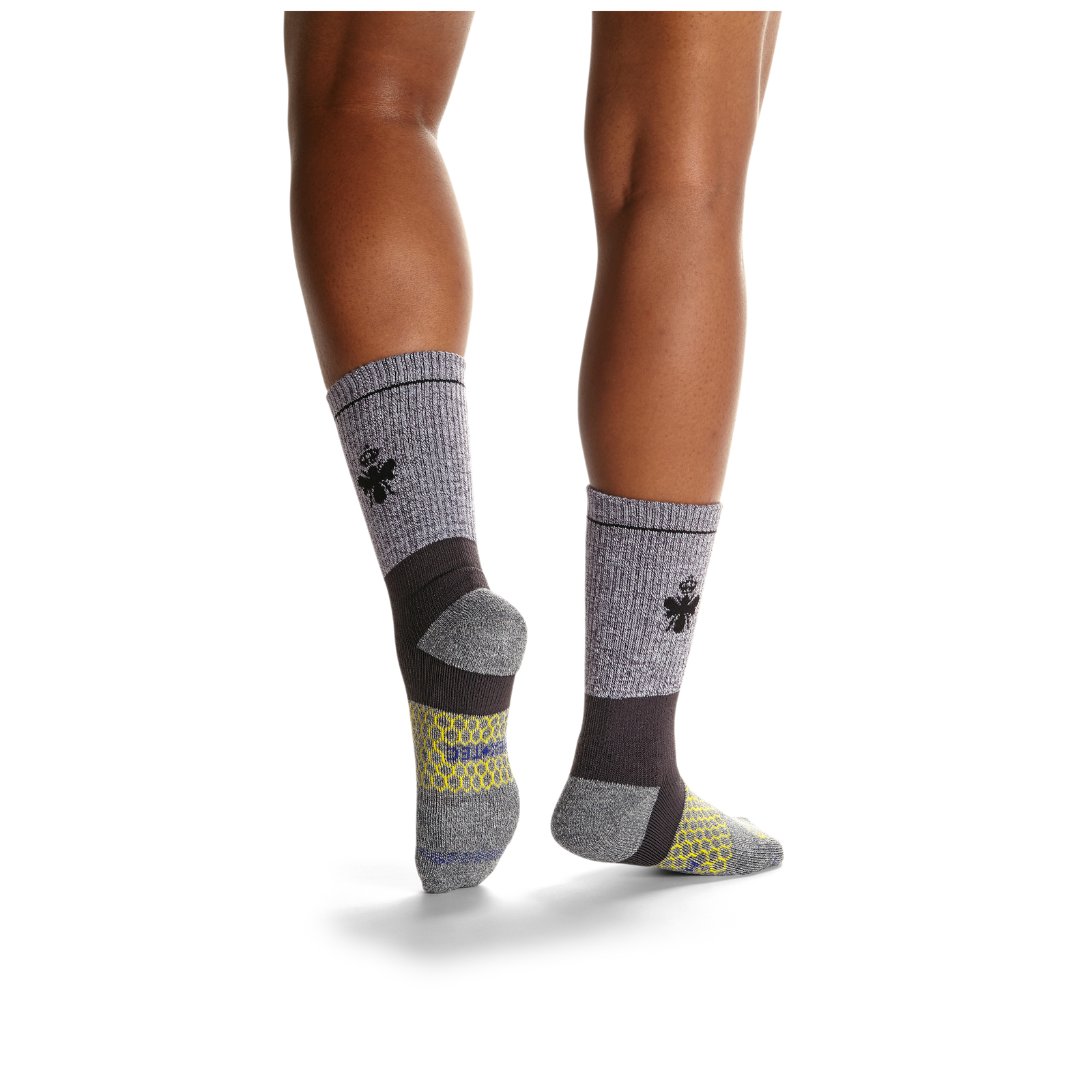 Women's All-Purpose Performance Work Calf Sock 6-Pack - white-black-mix - 4