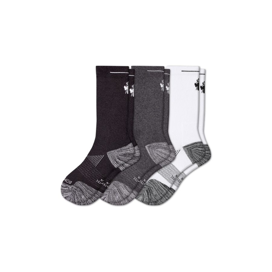 Men's Run Calf Sock 3-Pack - Classic Crew Step