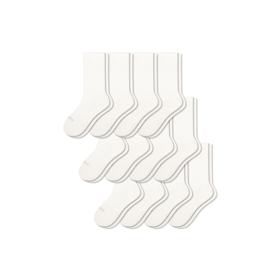 Youth Lightweight Calf Sock 12-Pack - Comfort Office Wear