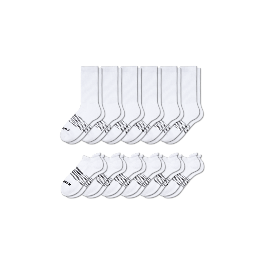 Women's Calf & Ankle Sock 12-Pack - Studio Travel Step
