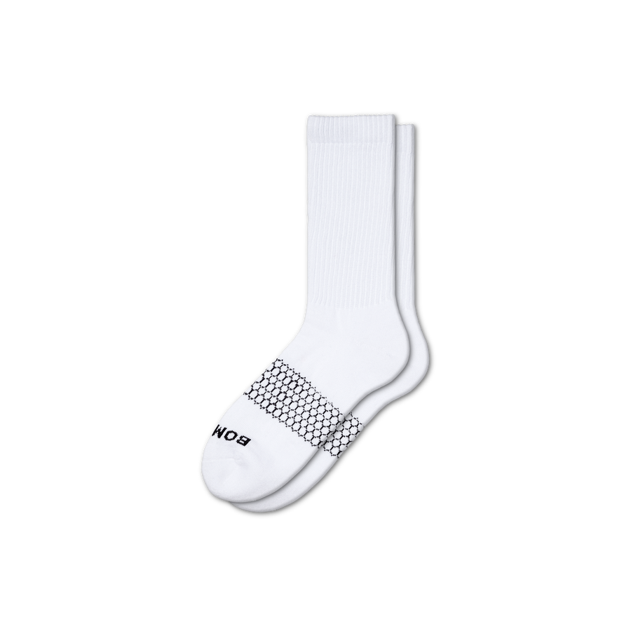 Men's Solids Calf Socks - Cozy Court Comfort