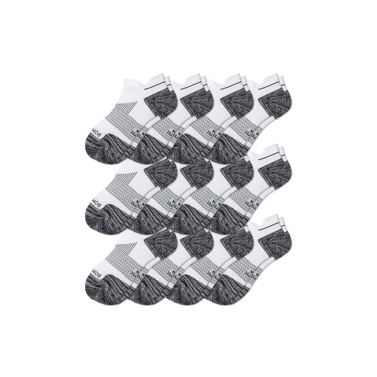 Running Ankle Sock 12-Pack - white L