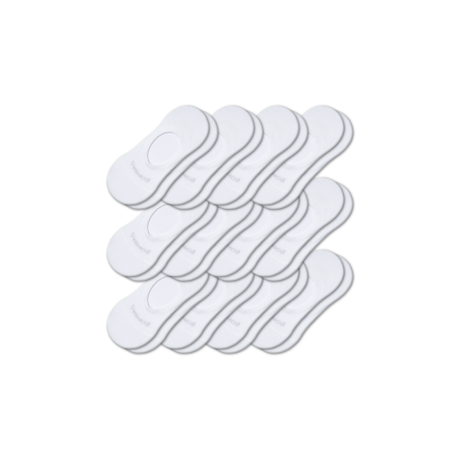 Men's Lightweight No Show Sock 12-Pack - white - 4