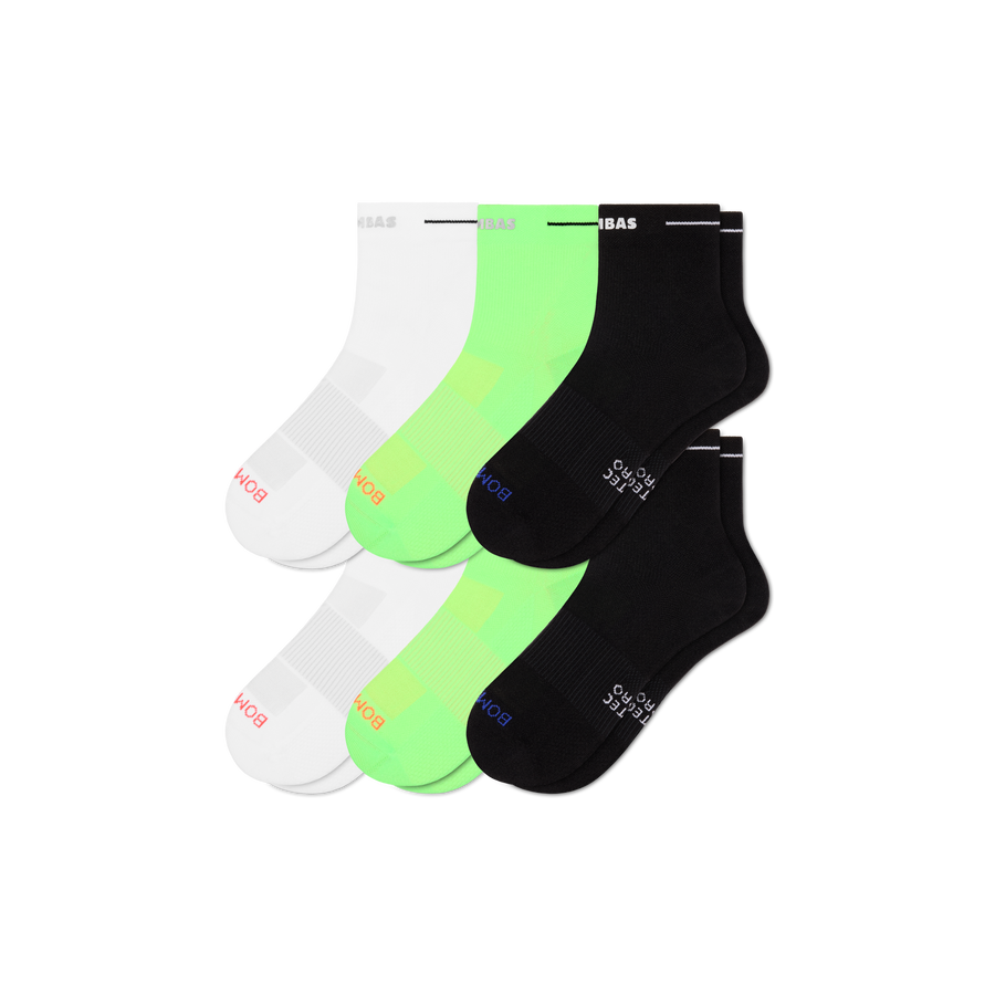 Men's RunPro Quarter Sock 6-Pack - Everyday School Step