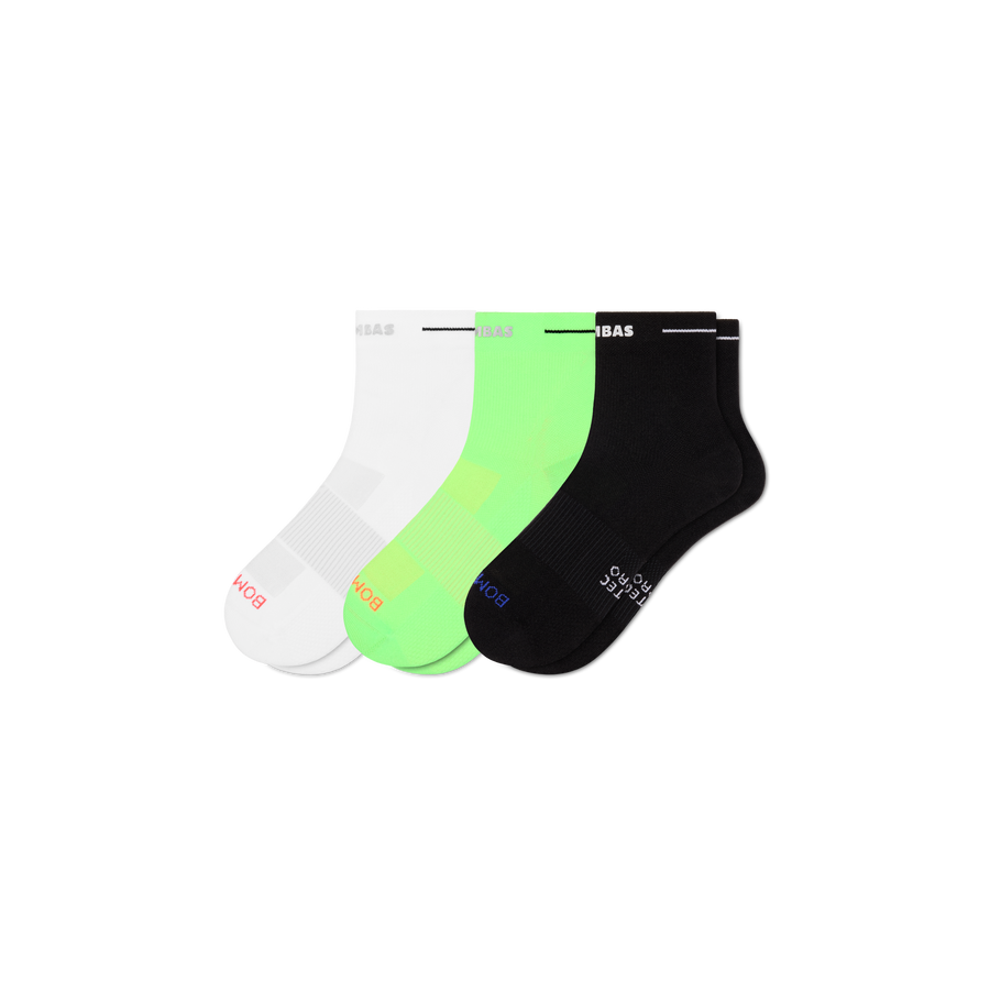 Men's RunPro Quarter Sock 3-Pack - Steady Low Cut Pair